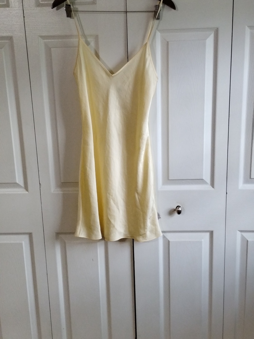 Wilfred Pale Yellow Slip Dress Size Medium